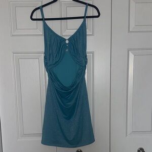 Princess Polly Sparkly Blue Dress